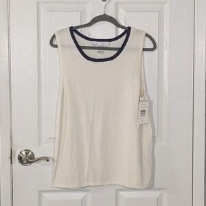 Vintage NWT Nygard Collection Brighton Sleeveless Knit Deadstock Tank Top Size L